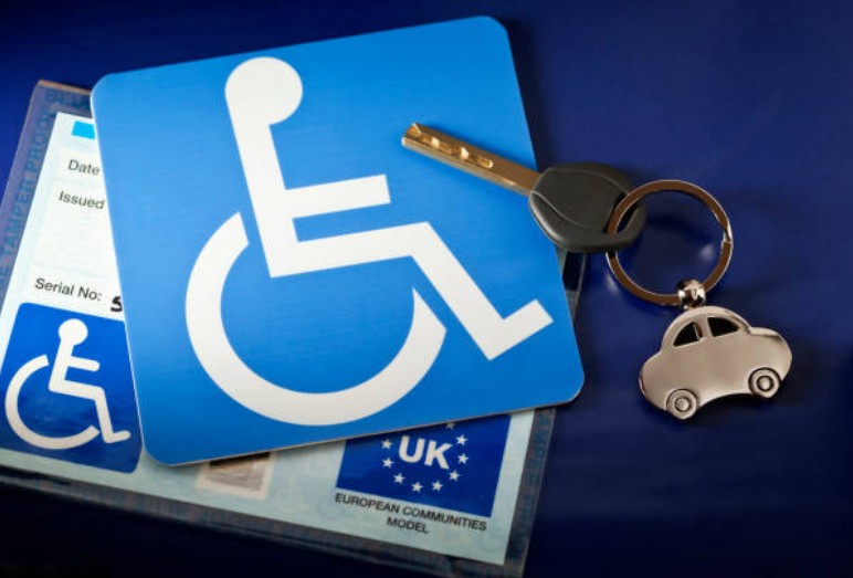  a blue badge